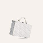 Goyard Grand Hôtel Trunk Bag White - Image 3